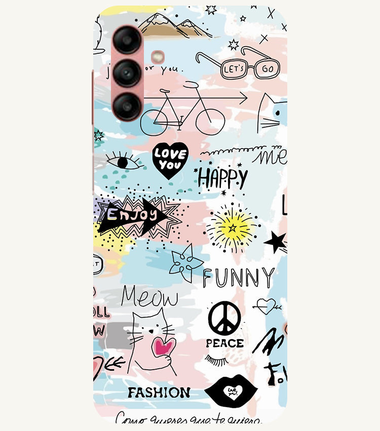 Love You Back Cover For  Samsung Galaxy M13 4G