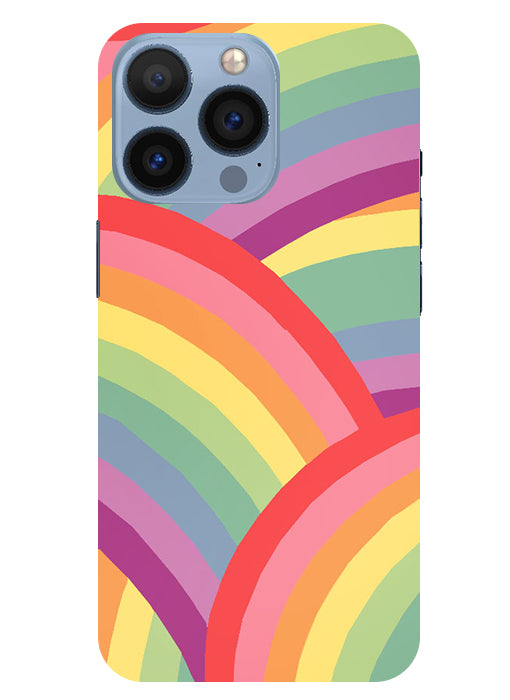 Rainbow Multicolor Back Cover For Apple Iphone 13 Pro Max