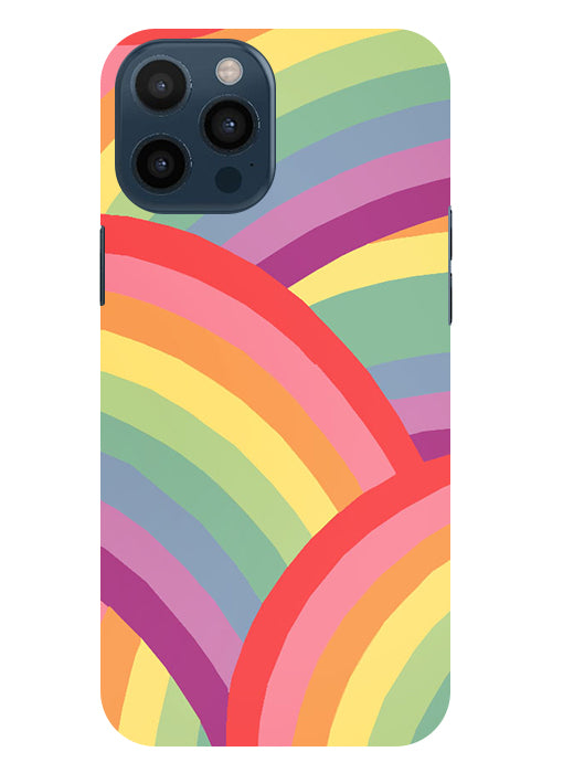 Rainbow Multicolor Back Cover For Iphone 12 Pro Max
