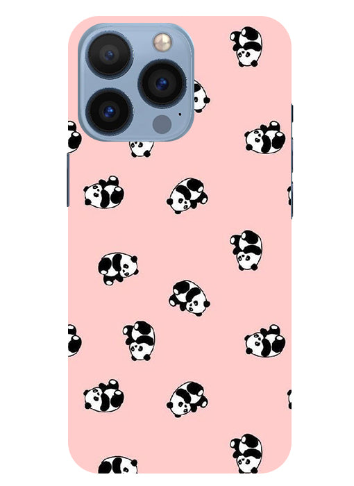 Cuties Panda Printed Back Cover For  Apple Iphone 13 Pro Max