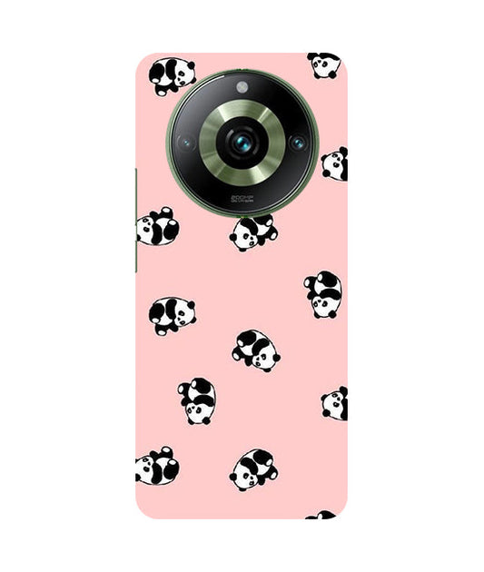 Cuties Panda Printed Back Cover For  Realme 12 Plus 5G