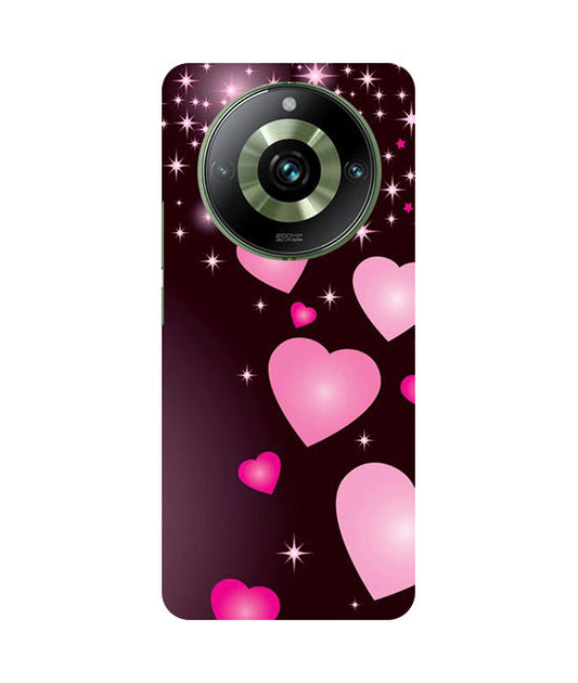 Heart Design Printed Back Cover For Realme 12 Plus 5G