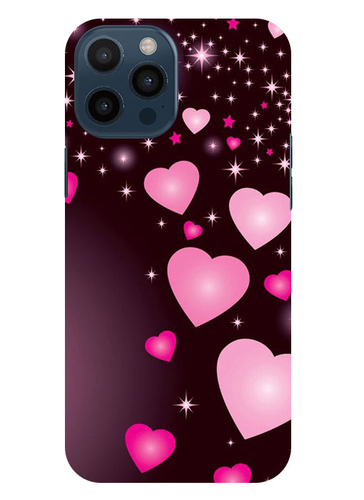 Heart Design Printed Back Cover For Iphone 12 Pro