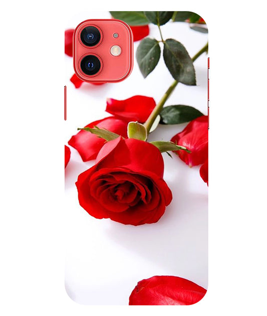 Rose Design Back Cover For Iphone 12 Mini
