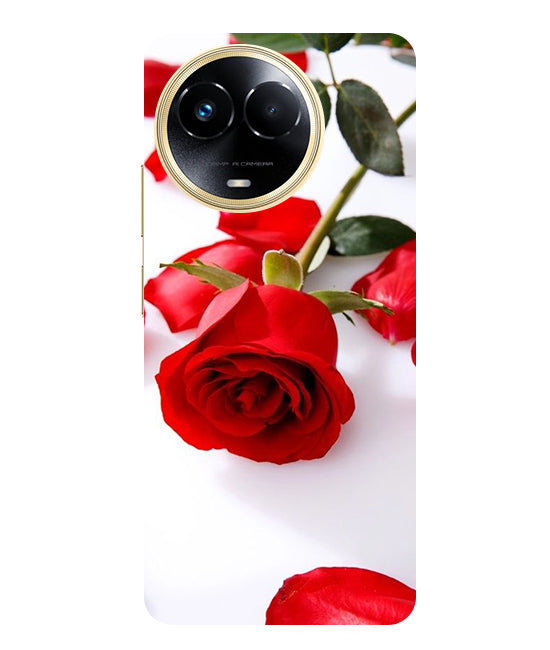 Rose Design Back Cover For Realme Narzo 60x 5G