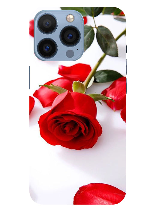 Rose Design Back Cover For Apple Iphone 13 Pro