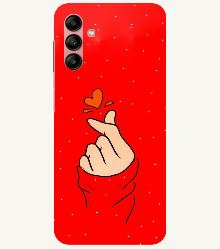 Finger Heart Back Cover For  Samsung Galaxy M13 4G