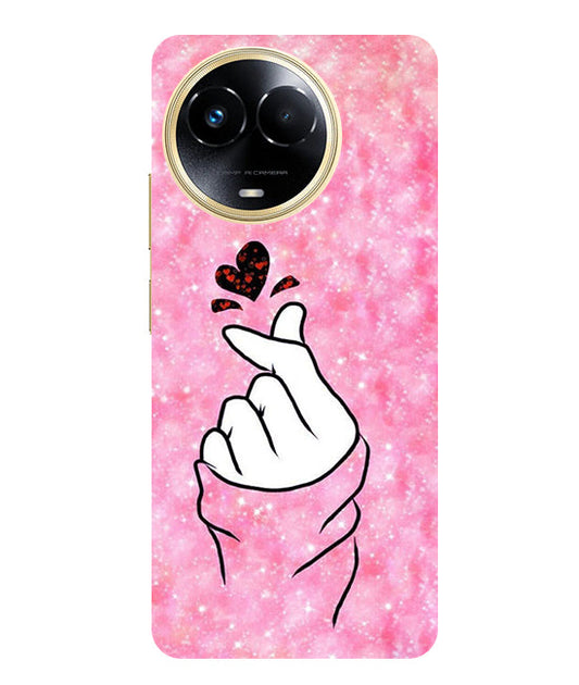 Finger Heart 1 Back Cover For  Realme Narzo 60x 5G