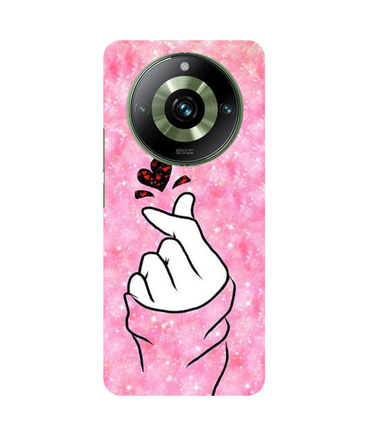 Finger Heart 1 Back Cover For  Realme 12 5G