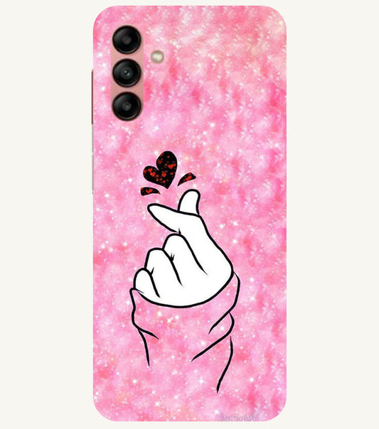 Finger Heart 1 Back Cover For  Samsung Galaxy A04s