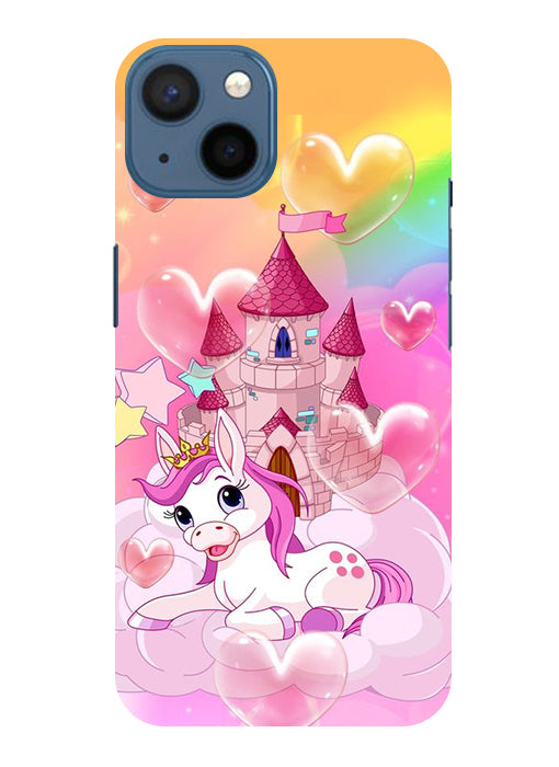 Cute Unicorn Design back Cover For Apple Iphone 14
