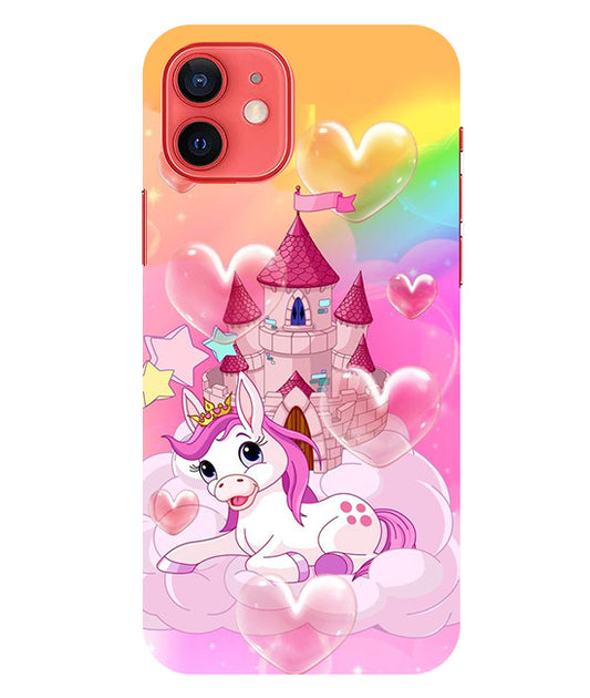 Cute Unicorn Design back Cover For  Iphone 12 Mini