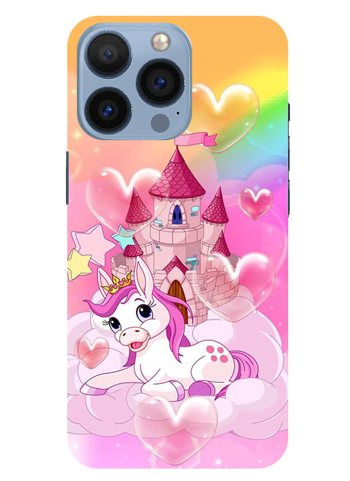 Cute Unicorn Design back Cover For  Apple Iphone 13 Pro