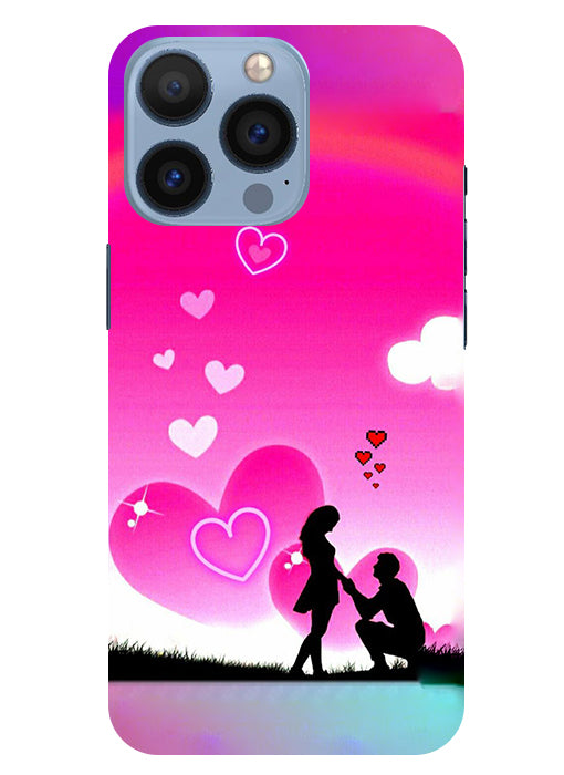 Beautiful Couple Propose  Back Cover For  Apple Iphone 13 Pro