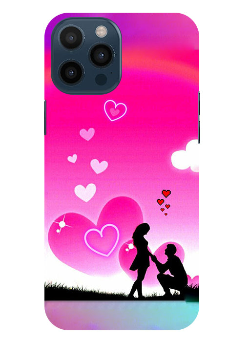 Beautiful Couple Propose  Back Cover For  Iphone 12 Pro Max