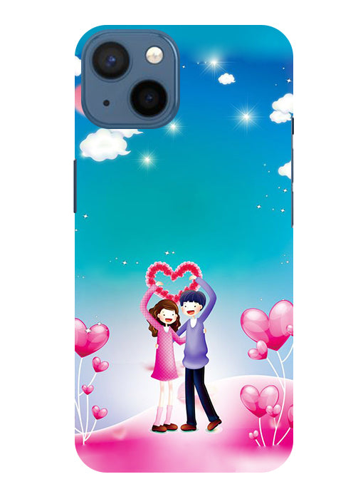 Couple Heart Back Cover For Iphone 13