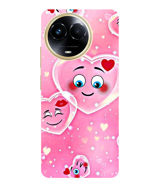 Smile Heart Back Cover For  Realme Narzo 60x 5G