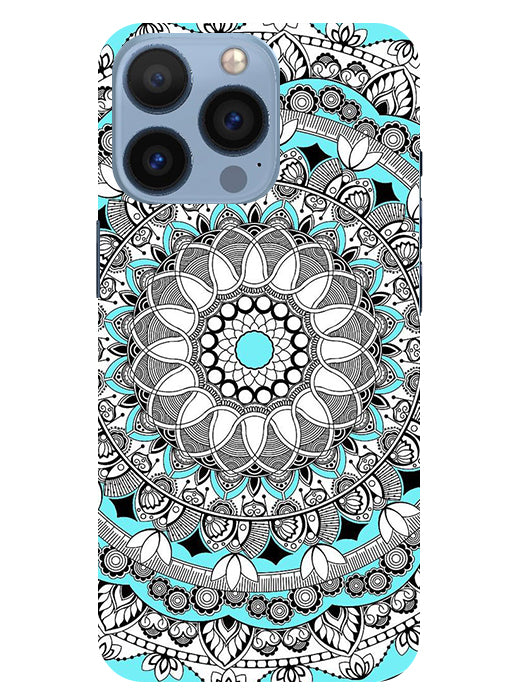 Mandala art Back Cover For  Apple Iphone 13 Pro Max