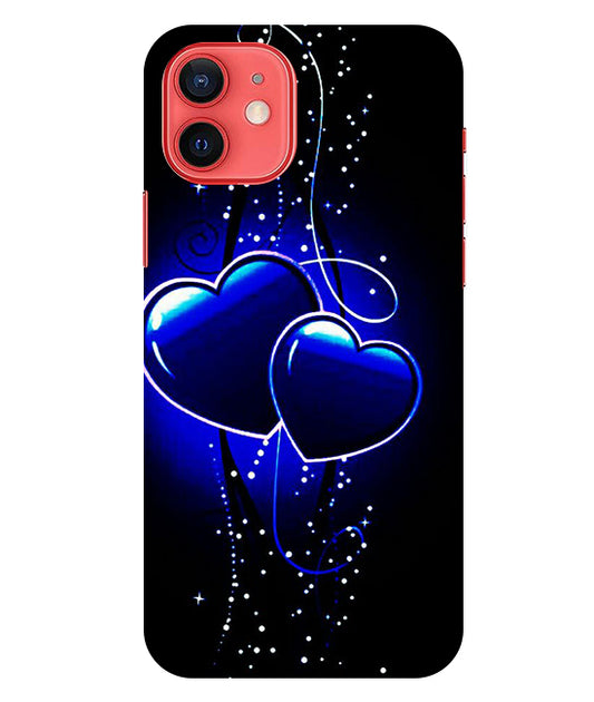 Heart Design 1 Printed Back Cover For Iphone 12 Mini