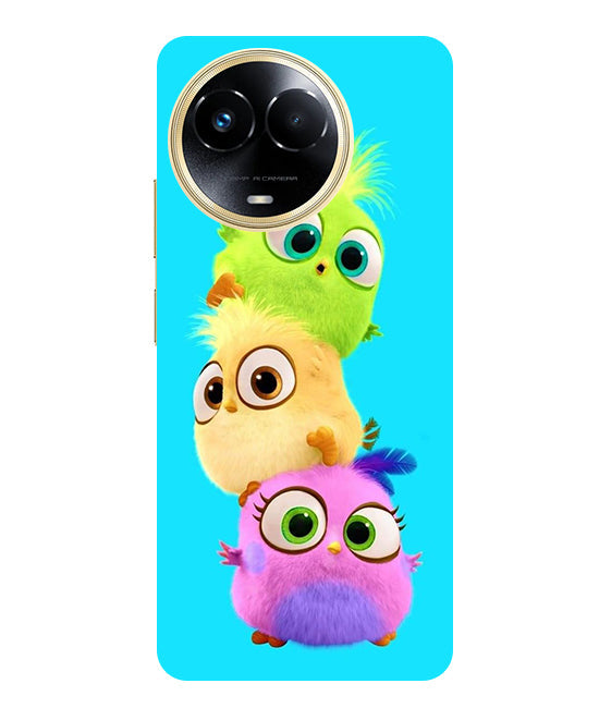 Cute Birds Back Cover For Realme C67 5G