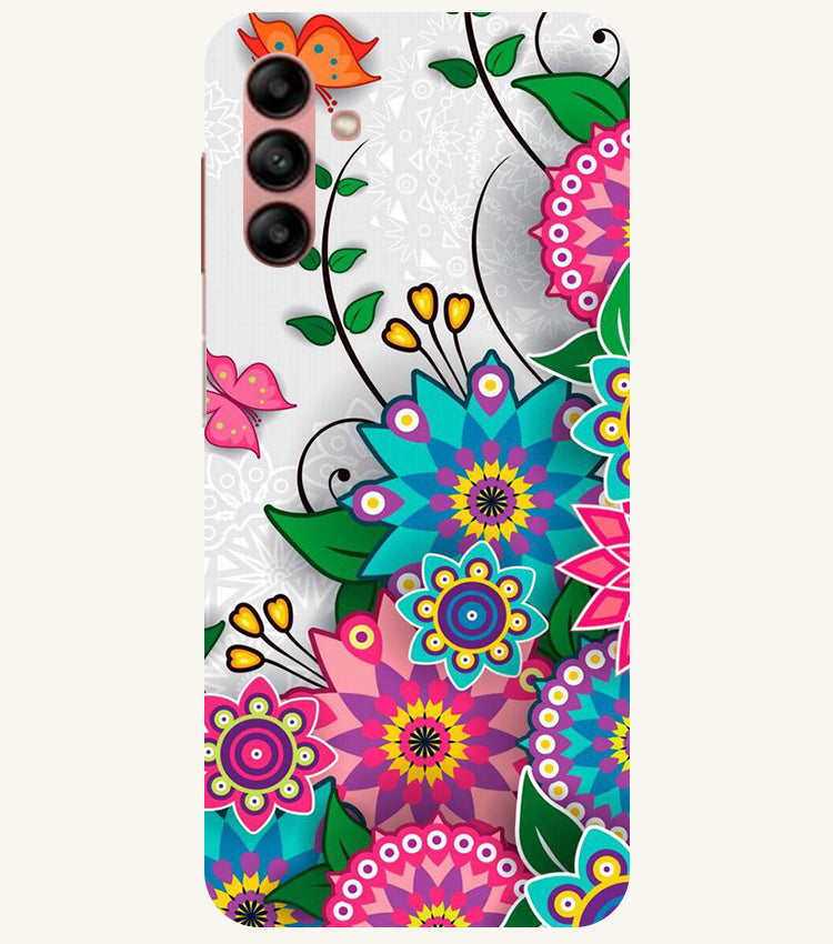 Flower Paint Back Cover For Samsung Galaxy M13 4G