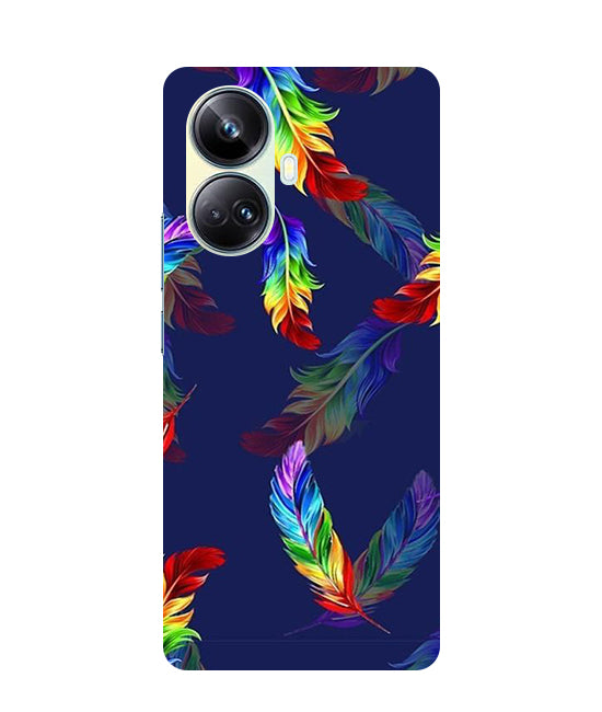 Multicolor Leaf Back Cover For  Realme 10 Pro Plus 5G