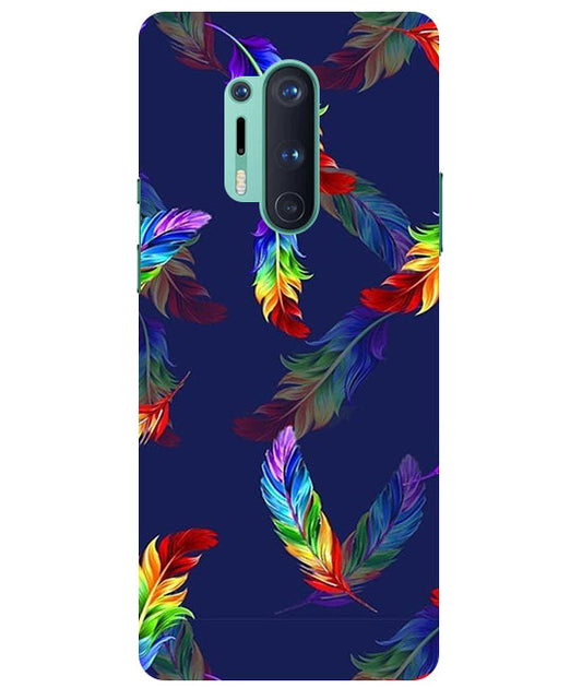 Multicolor Leaf Back Cover For  OnePlus 8 Pro