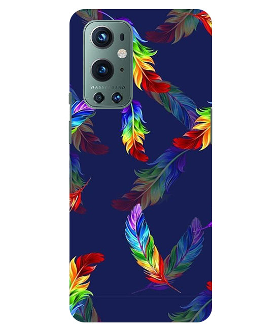 Multicolor Leaf Back Cover For  OnePlus 9 Pro