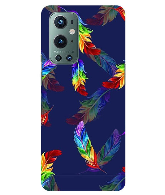 Multicolor Leaf Back Cover For  OnePlus 9 Pro