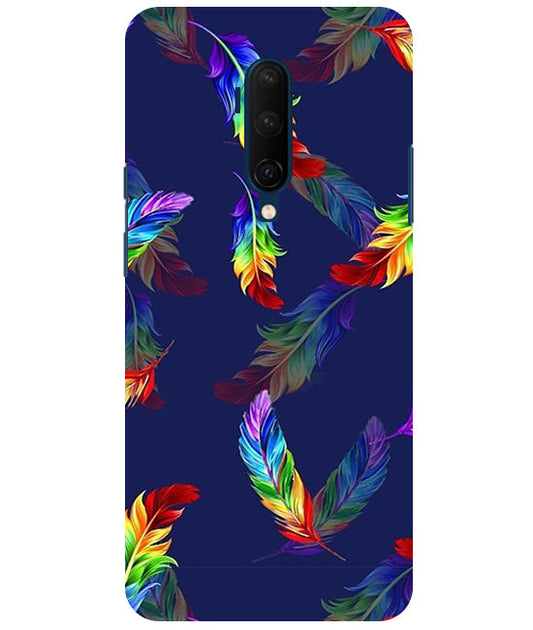 Multicolor Leaf Back Cover For  OnePlus 7T Pro