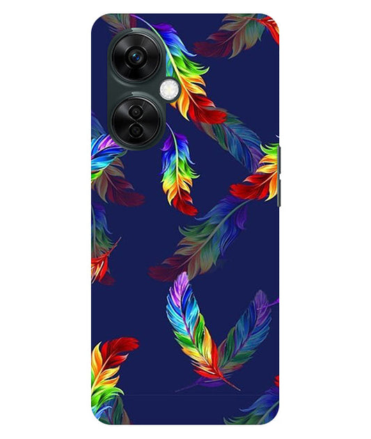 Multicolor Leaf Back Cover For  OnePlus Nord CE 3 Lite 5G