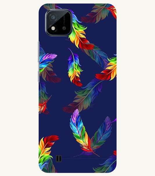 Multicolor Leaf Back Cover For  Realme C11 2021,C20