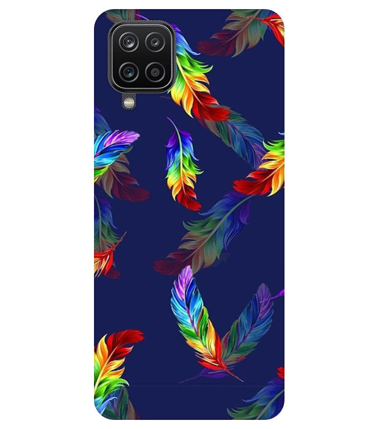 Multicolor Leaf Back Cover For  Samsung Galaxy A22 4G