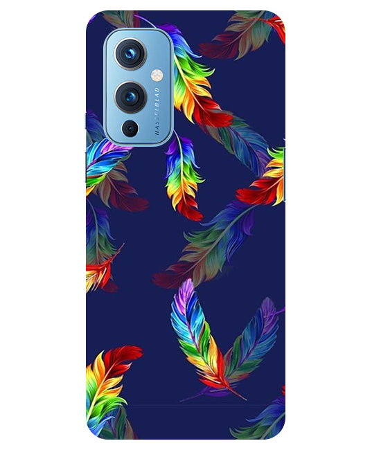 Multicolor Leaf Back Cover For  OnePlus 9