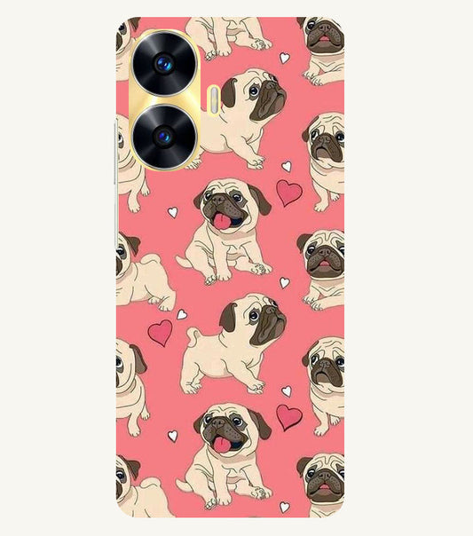 Cuties Puppy Back Cover for  Realme C55/N55