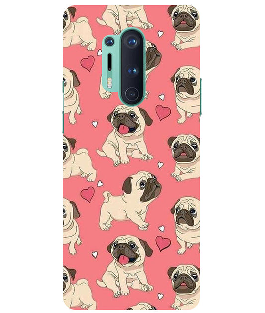 Cuties Puppy Back Cover for  OnePlus 8 Pro