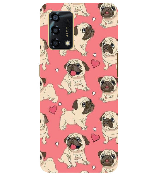 Cuties Puppy Back Cover for  Oppo F19