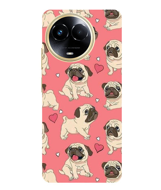 Cuties Puppy Back Cover for  Realme C67 5G