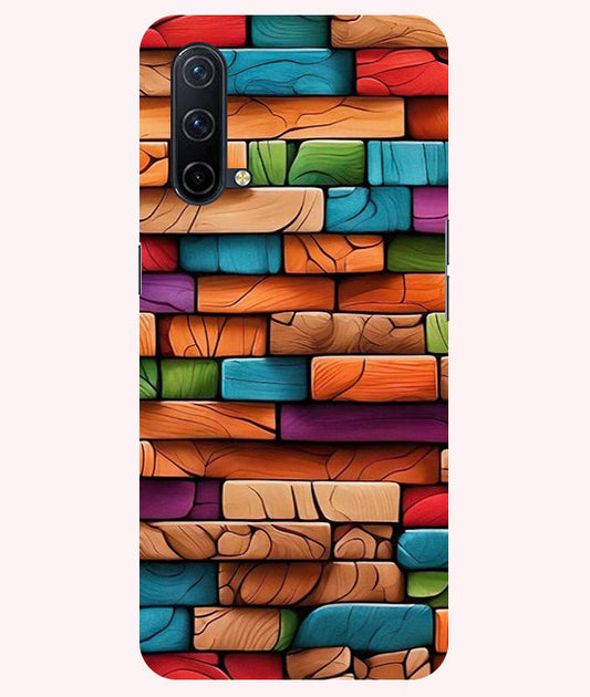 Colorful Wood Back Cover For  OnePlus Nord CE 5G