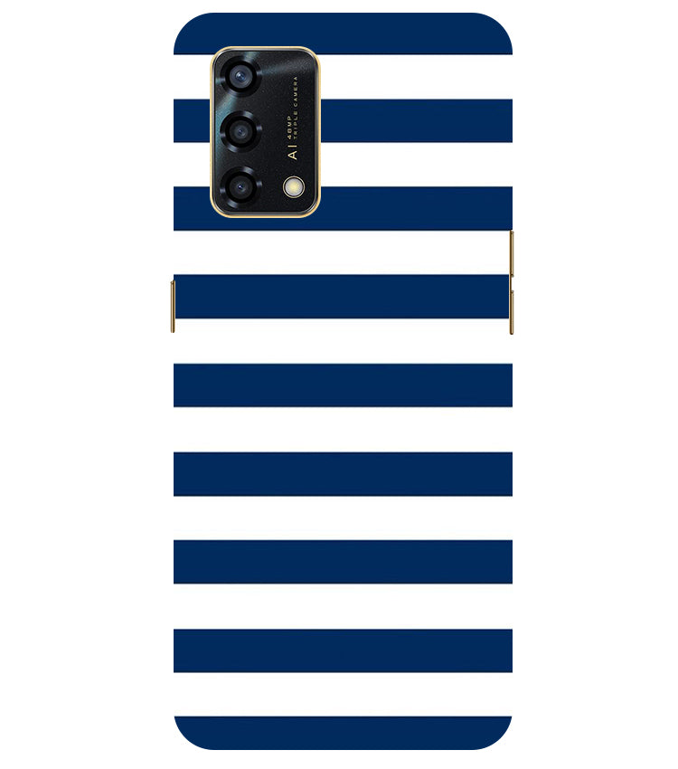 Stripes Back Cover For  Oppo F19