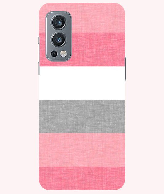 Multicolor Stripes Back Cover For  OnePlus Nord 2 5G