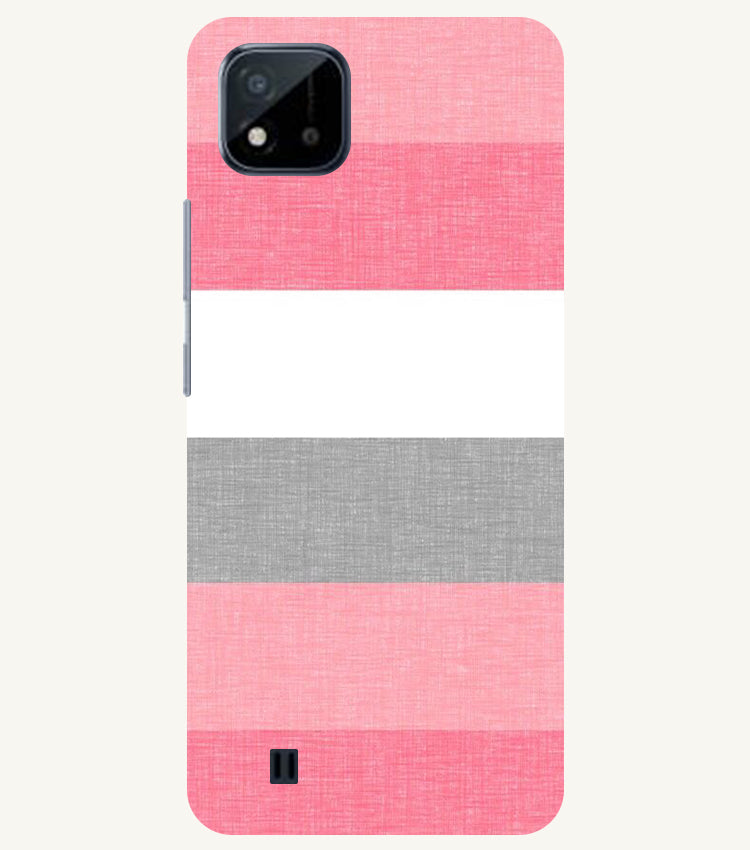 Multicolor Stripes Back Cover For  Realme C11 2021,C20