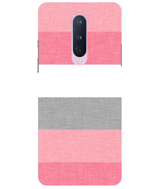 Multicolor Stripes Back Cover For  OnePlus 8