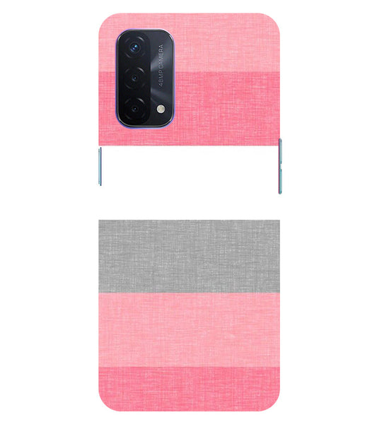 Multicolor Stripes Back Cover For  Oppo A74 5G