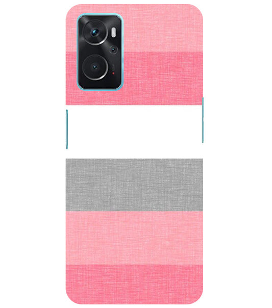 Multicolor Stripes Back Cover For  Oppo K10 4G/Realme 9i 4G/Oppo A96