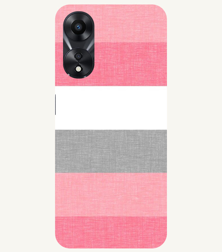 Multicolor Stripes Back Cover For  Oppo A78 5G