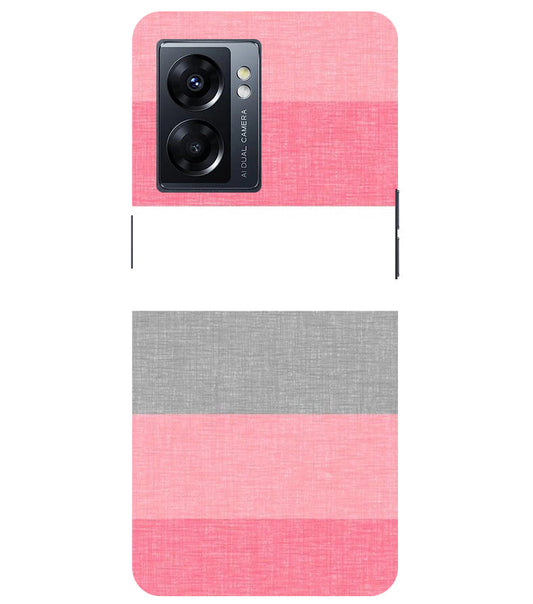 Multicolor Stripes Back Cover For  Oppo K10 5G