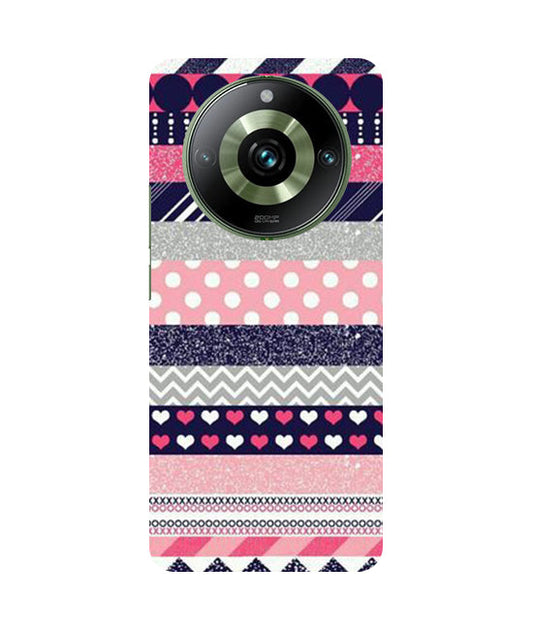 Colorful Stripes Back Cover For  Realme Narzo 60 5G