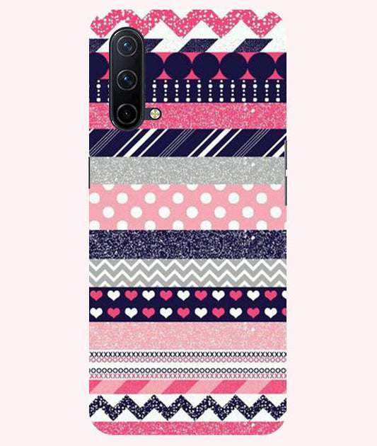 Colorful Stripes Back Cover For  OnePlus Nord CE 5G
