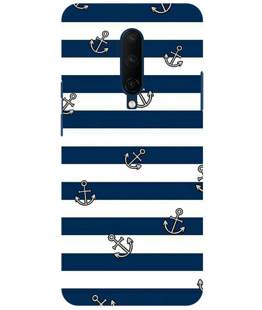 Stripes Patter Back Cover For  OnePlus 7T Pro